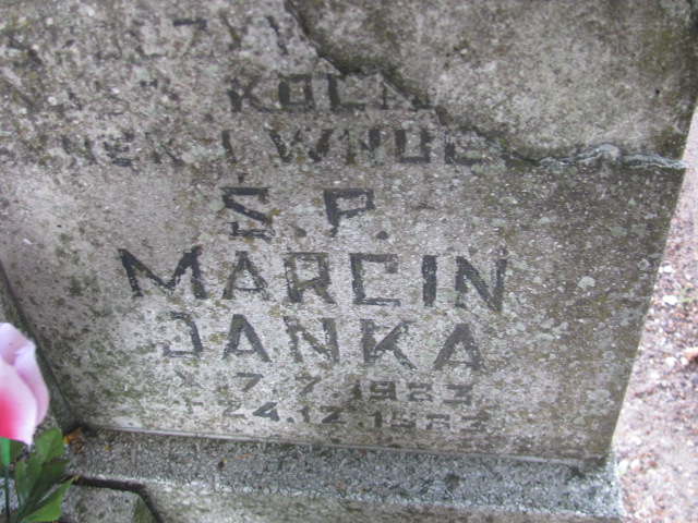 Marcin Janka 1983 Sulęczyno - Grobonet - Wyszukiwarka osób pochowanych