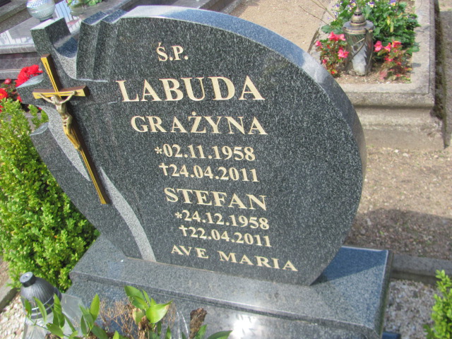 Grażyna Labuda 1958 Sulęczyno - Grobonet - Wyszukiwarka osób pochowanych