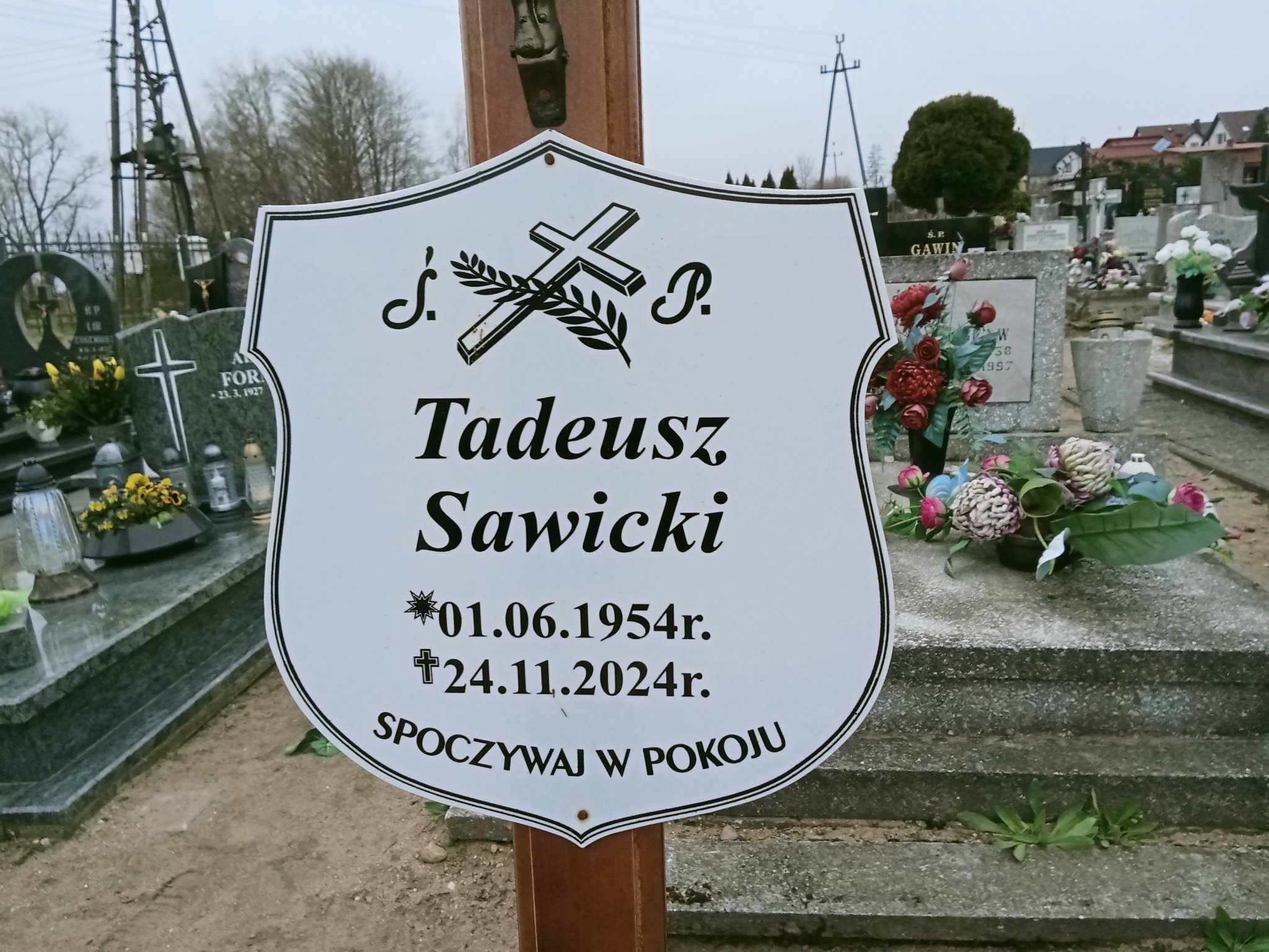 Józef Sawicki 1928 Sulęczyno - Grobonet - Wyszukiwarka osób pochowanych