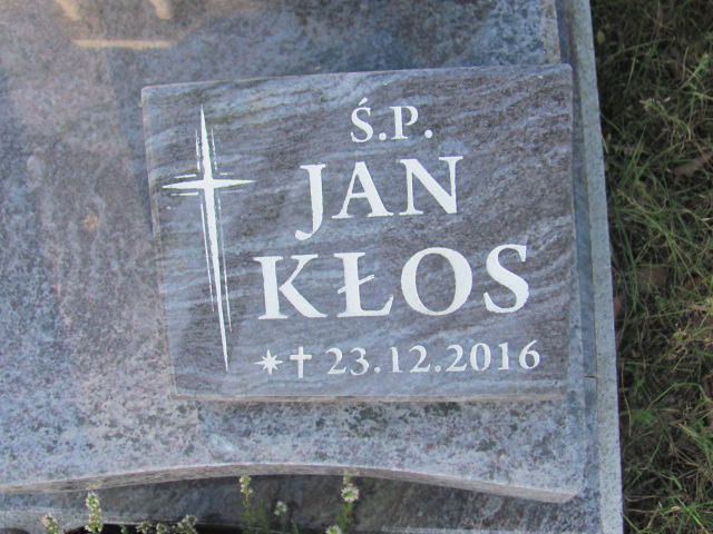Jan Kłos Sulęczyno - Grobonet - Wyszukiwarka osób pochowanych