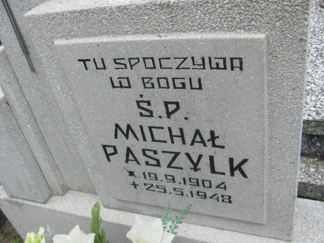 Michał Paszylk 1904 Sulęczyno - Grobonet - Wyszukiwarka osób pochowanych