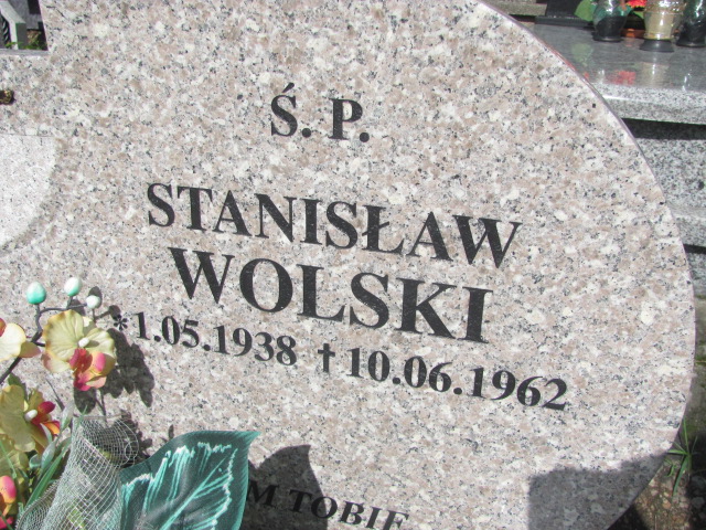 Stanisław Wolski 1938 Sulęczyno - Grobonet - Wyszukiwarka osób pochowanych