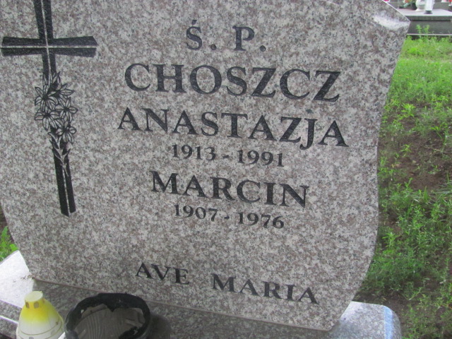 Marcin Choszcz 1907 Sulęczyno - Grobonet - Wyszukiwarka osób pochowanych