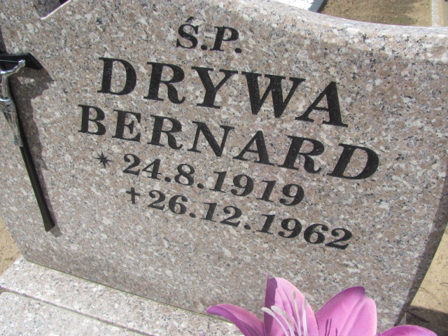 Bernard Drywa  1919 Sulęczyno - Grobonet - Wyszukiwarka osób pochowanych