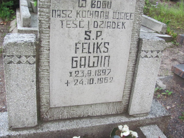 Feliks Gawin 1897 Sulęczyno - Grobonet - Wyszukiwarka osób pochowanych