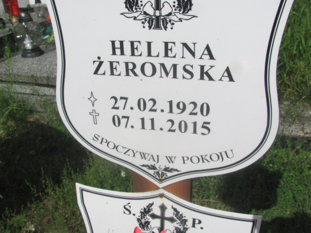 Helena Anna Żeromska 1920 Sulęczyno - Grobonet - Wyszukiwarka osób pochowanych