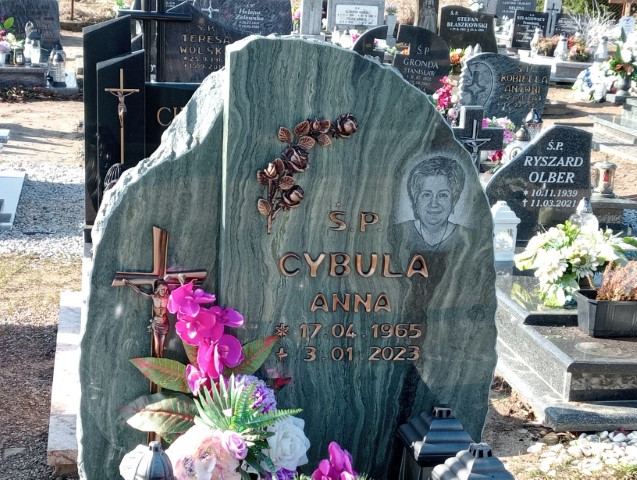 Anna Cybula 1965 Sulęczyno - Grobonet - Wyszukiwarka osób pochowanych