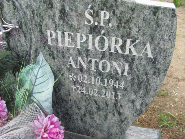 Antoni Piepiórka 1944 Sulęczyno - Grobonet - Wyszukiwarka osób pochowanych