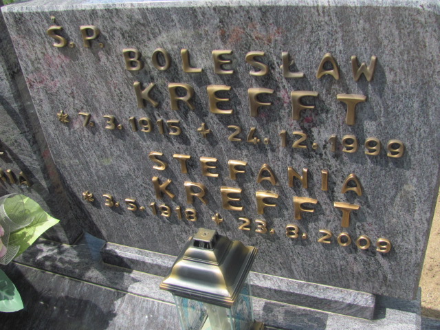 Bolesław Krefft 1915 Sulęczyno - Grobonet - Wyszukiwarka osób pochowanych